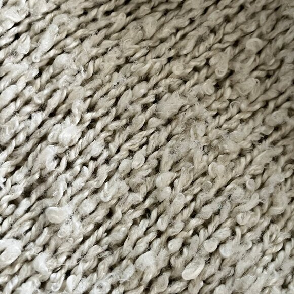 Collectible Queen of Hearts Fringed Knitted Duster Sweater/Long Cardigan - Ivory - Picture 3 of 10